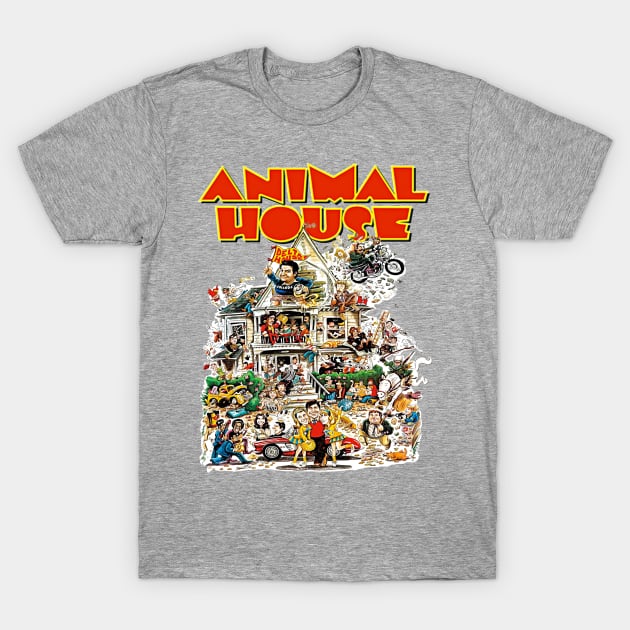 Animal House Movie T-Shirt by Alema Art